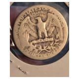 1937-D Washington silver quarter