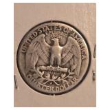 1939-S Washington silver quarter