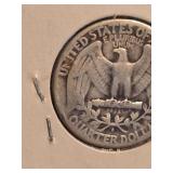 1939-S Washington silver quarter