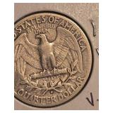 1940-D Washington silver quarter