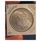 1882-O MS63 Morgan Silver Dollar