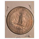 1945-S Washington silver quarter
