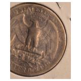 1945-S Washington silver quarter