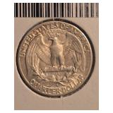1954-S Washington silver quarter