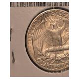 1954-S Washington silver quarter