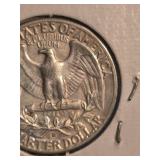 1964-D  Washington silver quarter