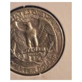 1965 Washington silver quarter