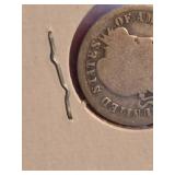 1909 Barber silver dime