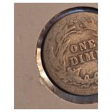 1913 Barber silver dime
