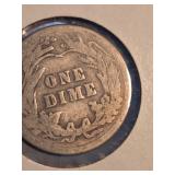 1913 Barber silver dime