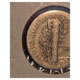 1918-P Mercury silver dime