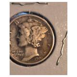 1920-D Mercury silver dime