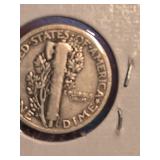 1923 Mercury silver dime