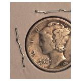 1924 Mercury silver dime