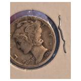 1926 Mercury silver dime