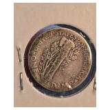 1926 Mercury silver dime