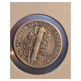 1929-P Mercury silver dime
