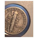 1929-P Mercury silver dime