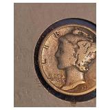 1931 Mercury silver dime