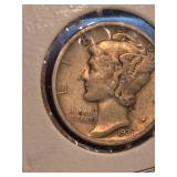 1936-D Mercury silver dime