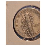 1936-D Mercury silver dime