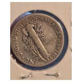 1937 Mercury silver dime