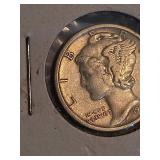 1939-S Mercury silver dime