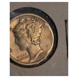 1939-S Mercury silver dime