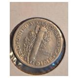 1939-S Mercury silver dime