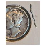 1941 Mercury silver dime