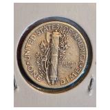 1941 Mercury silver dime