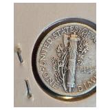 1941 Mercury silver dime