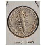 1942 Mercury silver dime