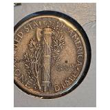 1943-S Mercury silver dime
