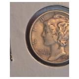 1945-P Mercury silver dime