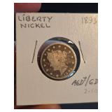 1893 V nickle