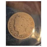 1903 and 1906 V nickle