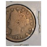 1909 V nickle