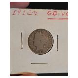 1912-D V nickle