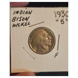 1930-S Buffalo nickle