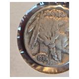 1936-S Buffalo nickle