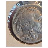 1937 Buffalo nickle