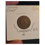1886 Indian head penny