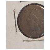 1891 Indian head penny