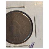 1891 Indian head penny