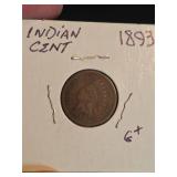 1893 Indian head penny