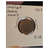 1903 Indian head penny
