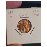 1944 uncirculated Lincoln penny