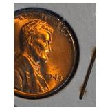 1944 uncirculated Lincoln penny