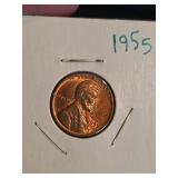 1955 Lincoln Wheat penny